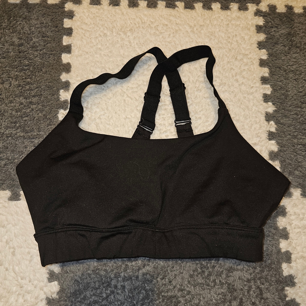 SHEIN Black Criss-Cross Bra Intimates & Sleepwear